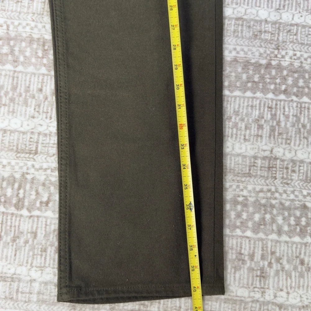 NEW Banana Republic Travel Jean Men's 36 x 30 Olive Green Slim Fit Stretch